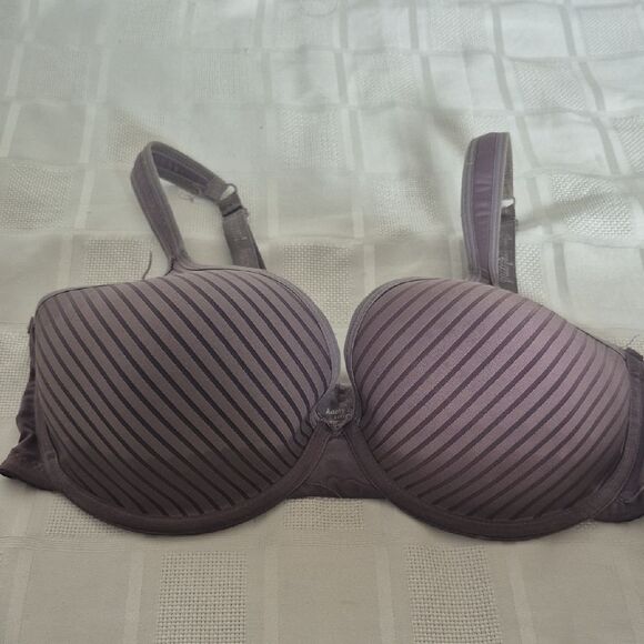 Kathy Ireland Mauve Striped Bra - Picture 13 of 16